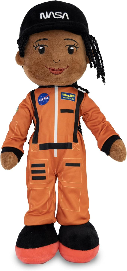 Playtime by Eimmie - 14' Kaylie NASA Doll - Soft Baby Doll - Astronaut Plush Washable Doll - Space Stuffed Toy for 2 Year Old Girls & Boys, Toddler & Infants