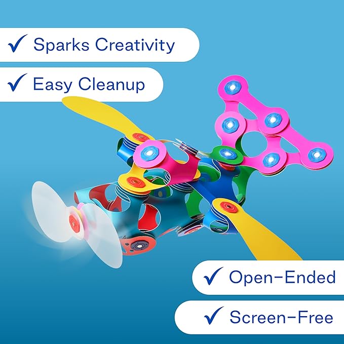 Clixo Family Pack – 150-Piece Flexible Magnetic Building Toy for Creative Family Play | STEAM Learning, Open-Ended Play. Perfect for Collaborative Fun, Travel, and Educational Bonding. Ages 4+