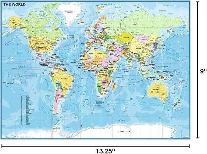 Ravensburger The World 200 Piece Puzzle for Kids - Every Piece is Unique, Pieces Fit Together Perfectly
