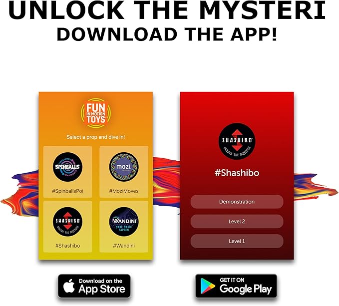 SHASHIBO Jumbie Shape Shifting Box - STEM Magnetic Fidget Cube That Transforms Into Over 70 Shapes, Download Fun in Motion Toys Mobile App (Fire Goddess)