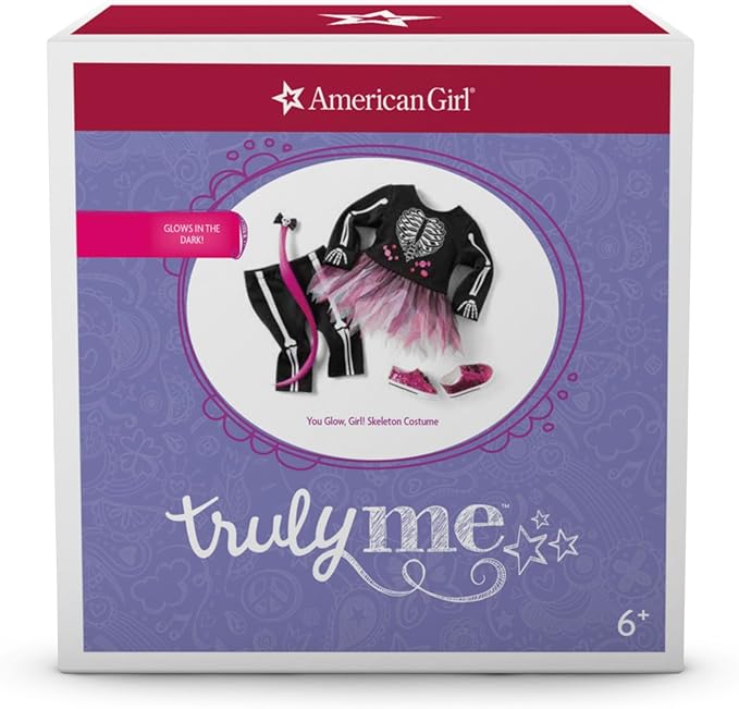 American Girl You, Glow Girl! Skeleton Costume