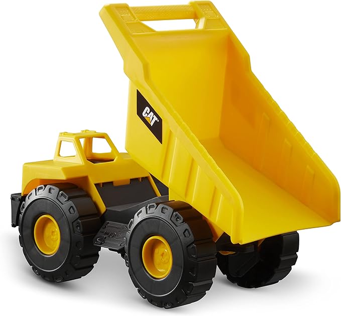 CAT Construction Toys, 2 Pack 10" Construction Fleet Toy Trucks with Articulated Parts, Fun and Durable for Indoor/Outdoor Use, Ages 2+