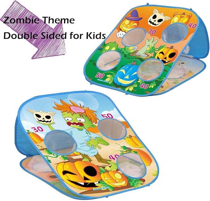 5-in-1 Bean Bag Toss Game for Kids, Animal Corn Hole Outdoor Toy for Toddler, Outside Yard Party Lawn Backyard Games Birthday Gift for Boy Girl Age 3 4 5 6 7 8