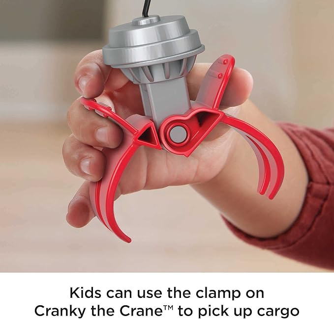 Thomas & Friends Wooden Railway Toy Train Set Brendam Docks Wood Playset with Cranky The Crane for Preschool Kids Ages 3+ Years (Amazon Exclusive)