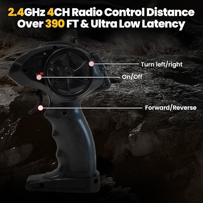 1/18Fast RC Cars for Adults 15+ KM/H,All Terrain High Speed Remote Control Car,with 2.4 GHz Remote Control.Two Rechargeable Batteries Truck for Adults & Kids