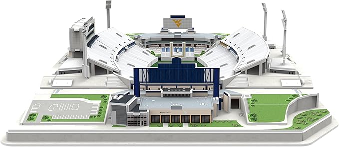 Pro Lion 3D Jigsaw Puzzle Milan Pushkar Stadium Construction Building Kits - 120 Pieces | West Virginia Football League Gifts for Boys, Adults, Men & Kids Aged 7+ | Puzzles Games Kit for Creative Fans