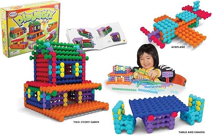 Playstix Construction Toy Building Blocks Set 150 Piece STEM Kit
