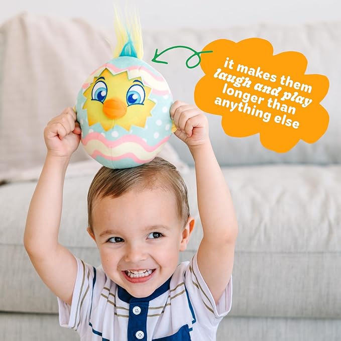 Move2Play, Egg Toss, Hilariously Wild and Fun Active Play Game | Easter Basket Stuffer | Easter Gift for Kids & Toddlers | Boys & Girls Ages 3, 4-8+ | Indoor/Outdoor Toy