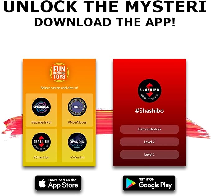 SHASHIBO Shape Shifting Box - STEM Magnetic Fidget Cube That Transforms Into Over 70 Shapes, Download Fun in Motion Toys Mobile App (Optical Ilusion)