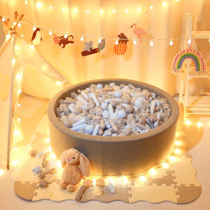 STARBOLO Ball Pit Balls for Toddlers - Macaron Ball Pit Balls Crush Proof Plastic Toy Balls for Toddlers Ball Pits, Ball Pit Play Tent, Baby Pool Water Toys