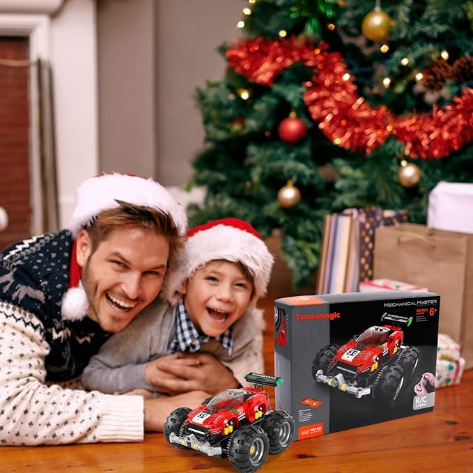 STEM Projects Toys RC Building Car for Kids Ages 7-9 8-12 Year Old, Remote Control Monster Truck, Boys and Girls Best Christmas and Birthday Gifts