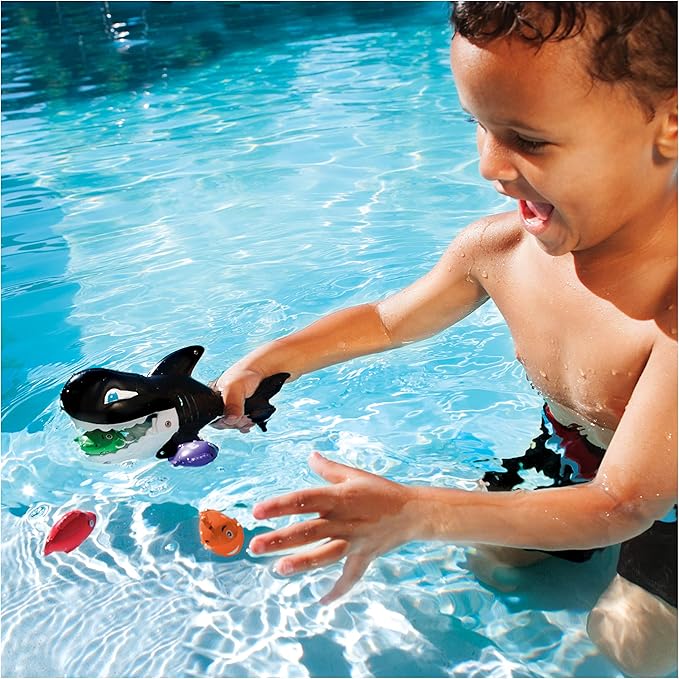 SwimWays Gobble Gobble Guppies Educational Water Toy, Pool Party Favors & Bath Toys for Kids Ages 2 and Up