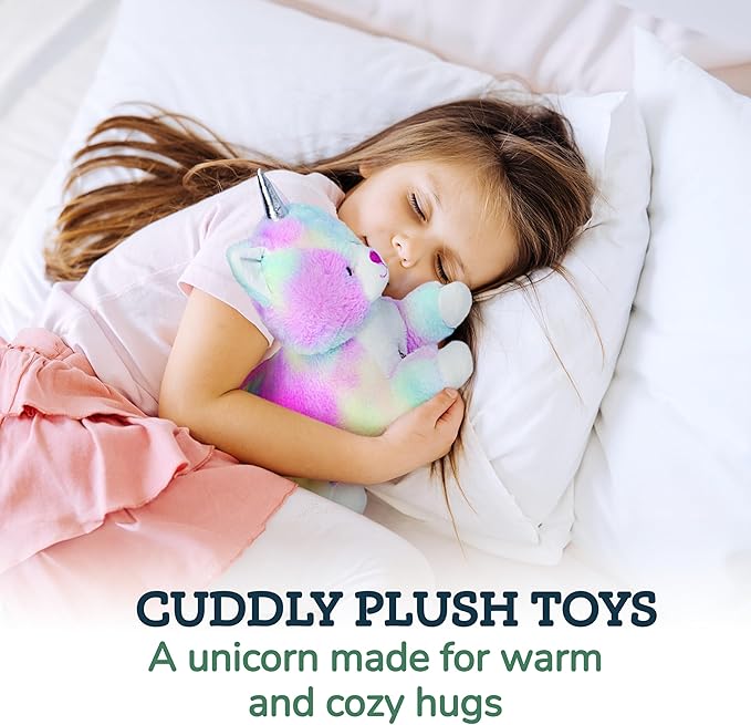 PixieCrush Unicorn Cat Plushie - Mommy Cat Unicorn with 4 Baby Kittens - Magical Pillow Plushies for Girls Ages 3-8 - Big Stuffed Animals - Ideal Gift for Girls 5 x 10 x 8 inches