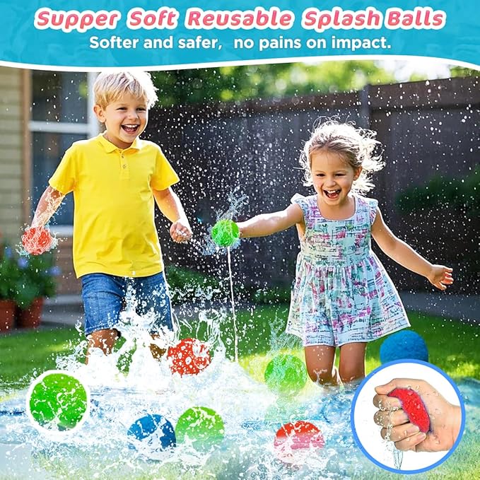 4-in-1 Dinosaur Water Sprinkler Baseball Toys, 360° Roating Spray Water Play Game, Water Splashing Toy for Kids Outdoor, Summer Backyard Lawn Pool Party Fun for Boys Girls (Pink)