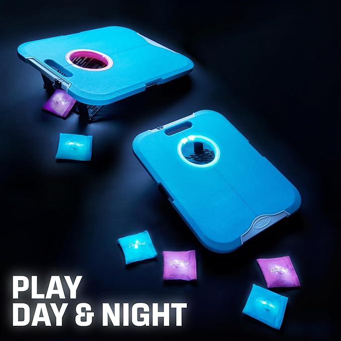EastPoint Sports Go! Gater Cornhole – Light-Up and Travel Versions – Easy Storage & Light-Weight – Perfect for Outdoor and Indoor Play