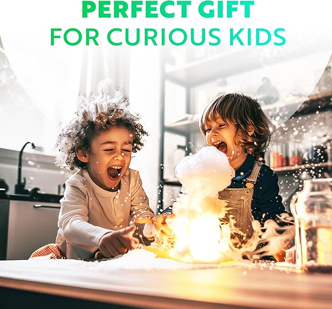 Playz Mega Kaboom! 150+ Explosive Science Experiments Kit for Kids Age 8-12 with 75 App & Video Guided Experiments - Chemistry Set STEM & Educational Toys & Gifts for Boys, Girls, Teenagers & Kids