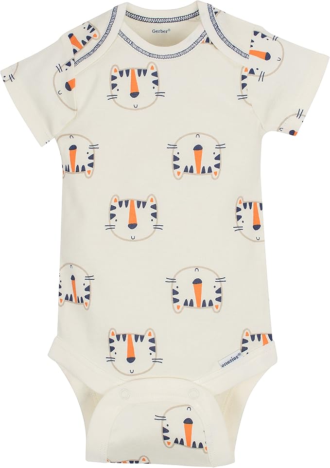 Gerber baby-boys 5-pack Short Sleeve Variety Onesies Bodysuits