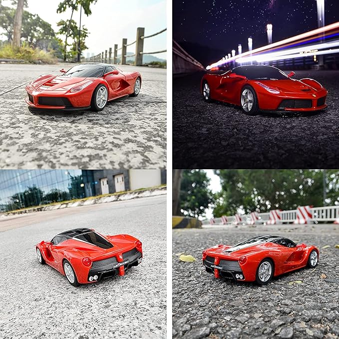 100 CLASSIC Officially Licensed RC Car Ferrari LaFerrari LaFerrari Remote Control RC Car Series 1:24 Scale Full Function Electric Sport Racing Hobby Toy Car 48900RD