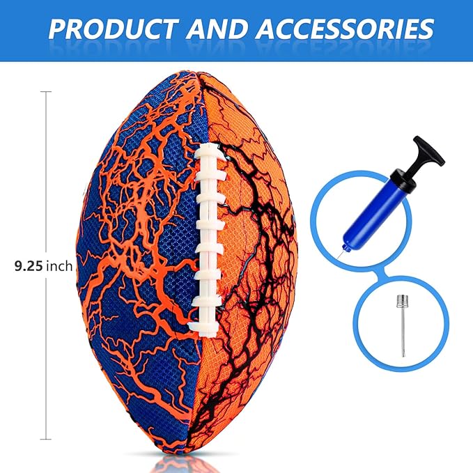 Jasonwell Pool Beach Water Football - Waterproof Football Strong Grip Fun Pool Toys Games for Swimming Pools Beach Lake Park Backyard Outdoor Play for Kids Children Teens Adults Family