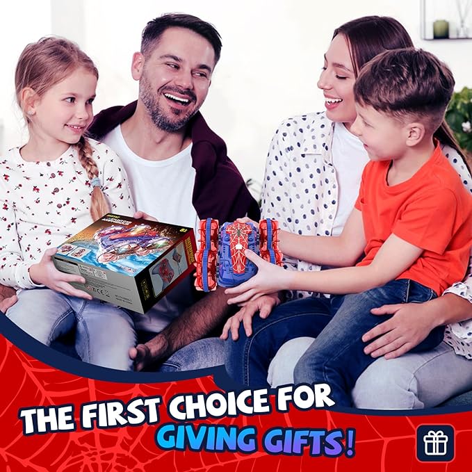 Spider Amphibious Remote Control Car Boat, Spider Toys for Ages 6 7 8 9 10 11 12, 360° Gesture Sensing RC Vehicle, 4WD Waterproof Stunt Car with LED Lights, Gifts for Boy and Girl