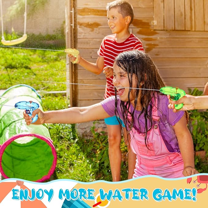 96 Pcs Water Gun for Kids Mini Water Gun Bulk Colorful Blaster Squirt Pistol Small Fun Gun for Outdoor Beach Game Summer Swimming Pool Party Favors