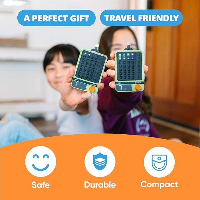 GiiKER Super Decoder, 600-Level Code-Breaking Puzzle Games for 1-2 Players, Handheld Games for Kids and Adults, Birthday Gift for Boys and Girls, Travel Games for Road Trip