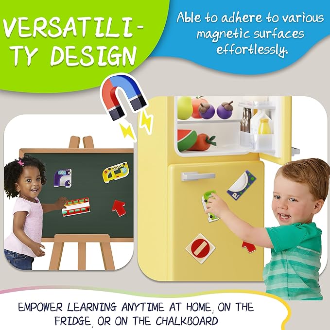 Marble Run for Kids, Vertical Magnetic Marble Maze Track with Doodle Board & Residue-Free Nano-Adhesive, STEM Explorers Brain Teaser Toy for Boys Girls Ages 3-12, Creative Thinking Games Gifts