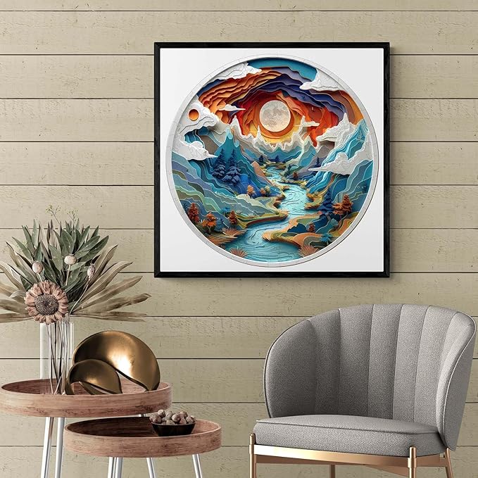 Wooden Puzzles for Adults, 3D Vision Inside Cave (S-100pcs) Wooden Jigsaw Puzzles Kids, Unique Shaped Animal Wood Puzzles Adults, Wood Animal Puzzles for Birthday Gifts Family Games 8.5*8.5in