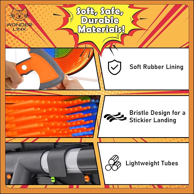 3 in 1 Throwing Game Toy Set - Dart & Axe Throwing Game with Bristle Target Dartboard - 3 Throwing Axes, 3 Stars, 6 Darts Included - with Travel Bag & Lightweight Stand - Indoor & Outdoor Game