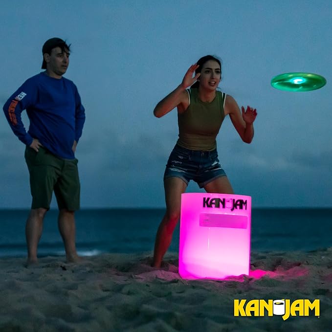 Kan Jam Disc Toss Game - American Made Outdoor Game for The Backyard, Beach, Park, Tailgates - Original, Illuminate, Pro, Travel Edition, and Carry Bag Only