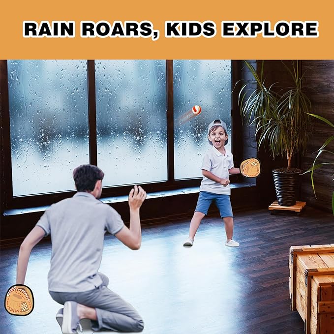 Aywewii Toss and Catch Ball Game Toddler Kids Beginner Baseball Training Glove Beach Pool Yard Outdoor Toys for 3 4 5 6 7 Year Old Boys Girls Toys Birthday Gifts Easter Basket Stuffers