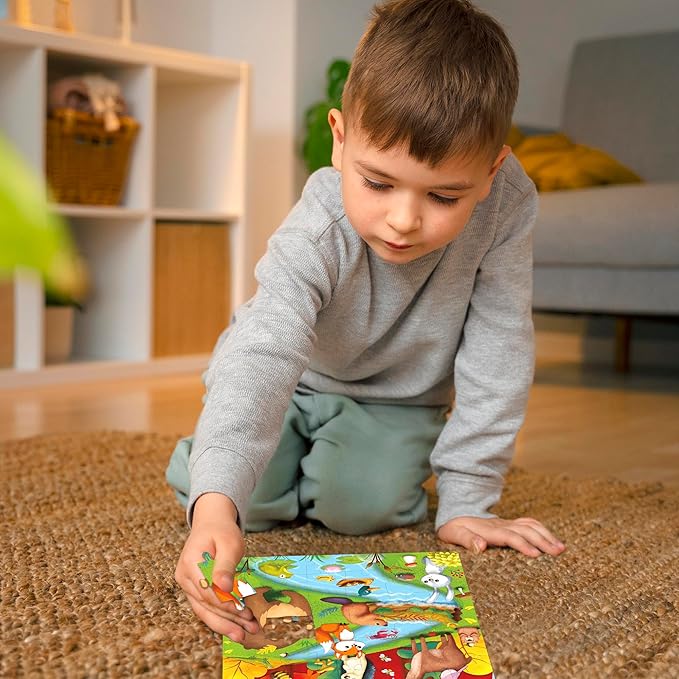 QUOKKA Puzzles for Kids Ages 4-6 - Set of 4x60 Jigsaw Puzzles for Toddlers 3-5 - Polar, Birds, Animals Toys for Children 6-8 yo - Gift Educational Game for Boys & Girls