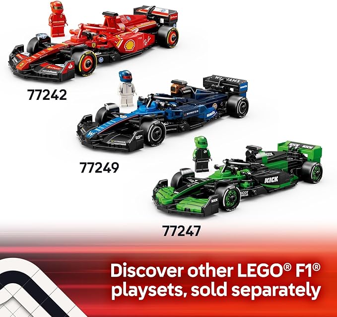 LEGO Speed Champions Aston Martin Aramco F1 AMR24 Race Car Toy - Building Set for Kids, Boys & Girls, Ages 10+ - Toy Car for F1 Fans - Gift Idea for Birthday - 77245
