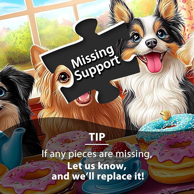 4-Pack Puzzles for Kids Ages 6-8 8-10 Year Old - Cats Dogs Starfish Flower, Large Piece Puzzle for Seniors Adults, 100 Pieces Puzzles for Kids Ages 4-6, Learning Educational Toys for Boys and Girls