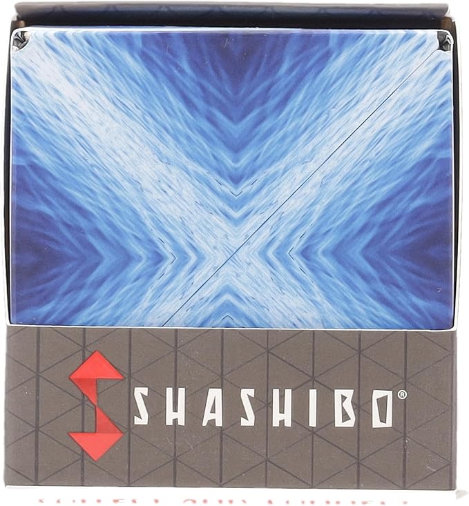 SHASHIBO Shape Shifting Box - STEM Magnetic Fidget Cube That Transforms Into Over 70 Shapes, Download Fun in Motion Toys Mobile App (Blue Planet)