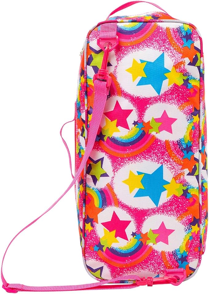 K.T.Fancy 14.5 Inch Doll Carrier Wishers Doll Travel Case Crossbody Carrier Bag Suitcase for 14.5 Inch Girl Doll Accessories with Multi-Pocket Storage Closet