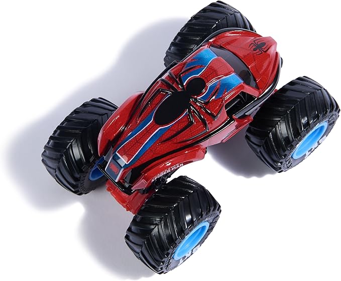 Monster Jam, Marvel Official Venom Vs. The Amazing Spider-Man Die-Cast Monster Trucks, 1:64 Scale, Kids Toys for Boys and Girls Ages 3 and up