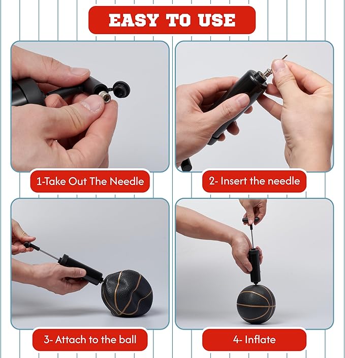 Botabee Mini Basketball - Set of 3 -Toy Basketballs with Manual Pump - Plastic Balls for Toddlers and Kids - Blue with Gold Lines + Black with Gold Lines + Black/Yellow with Gold Lines