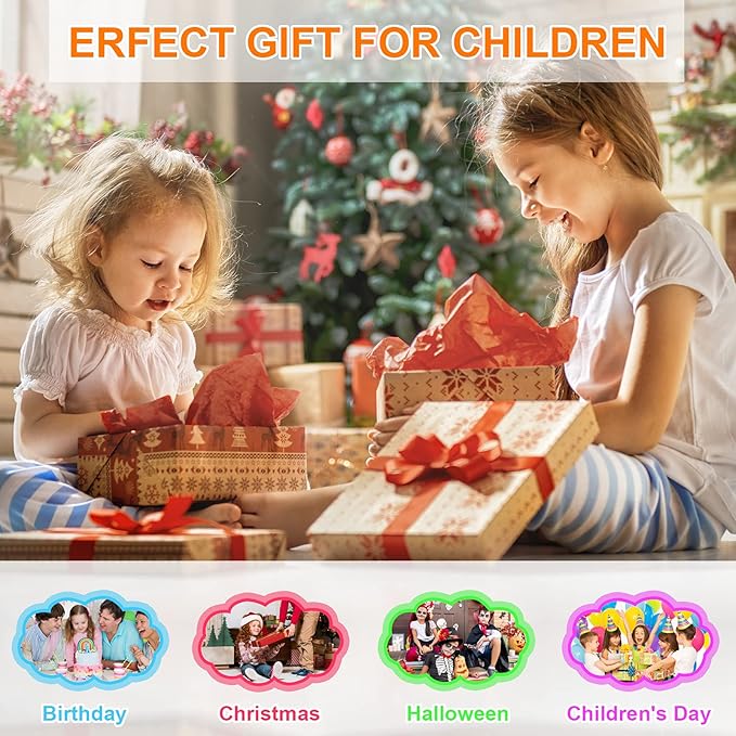 FLUESTON LCD Writing Tablet, Doodle Board Toys Gifts for 3-8 Year Old Girls Boys, 15 Inch Colorful Electronic Board Drawing Pad for Kids, Gifts for Toddler Educational Learning Travel Birthday, Blue