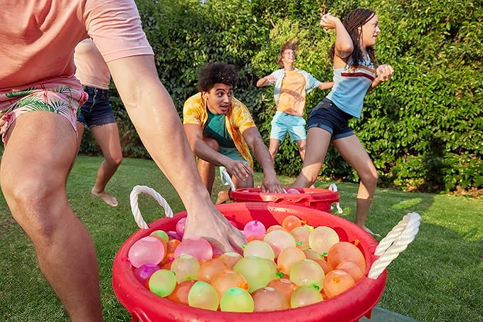 Original Bunch O Balloons Tropical Party 330+ Rapid-Filling Self-Sealing Water Balloons (Amazon Exclusive 10 count, pack of 1) by ZURU Water Balloon for the Whole Family, Kids, Teens and Adults