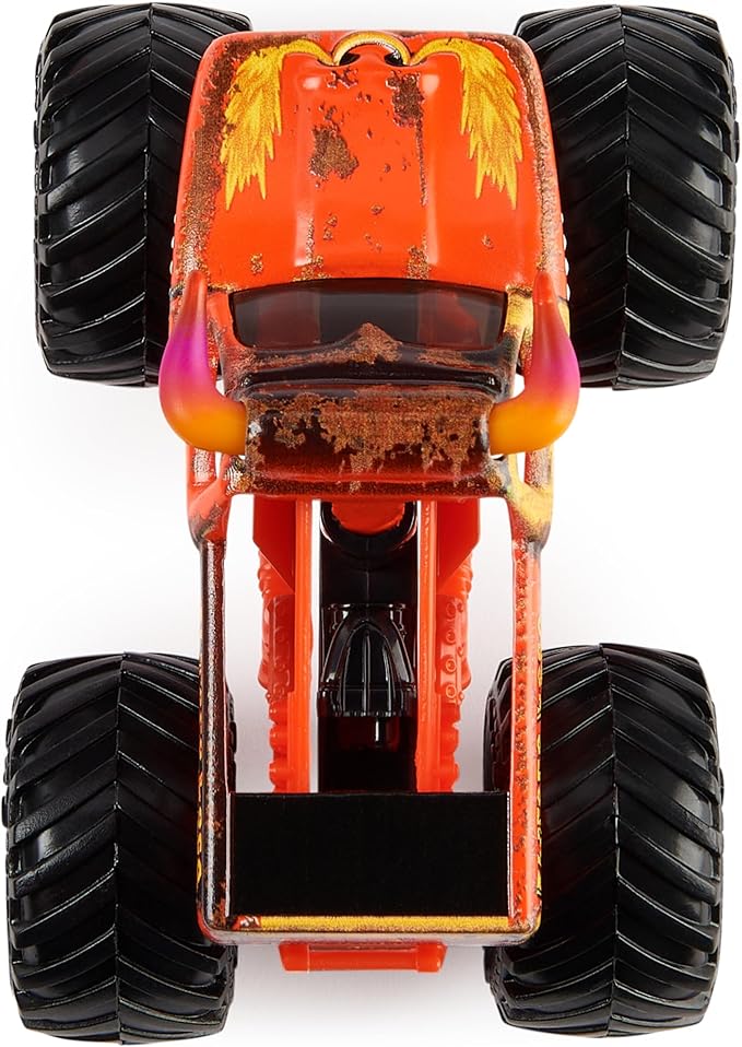 Monster Jam, Official Grave Digger Vs. El Toro Loco Die-Cast Monster Trucks, 1:64 Scale, Kids Toys for Boys Ages 3 and up