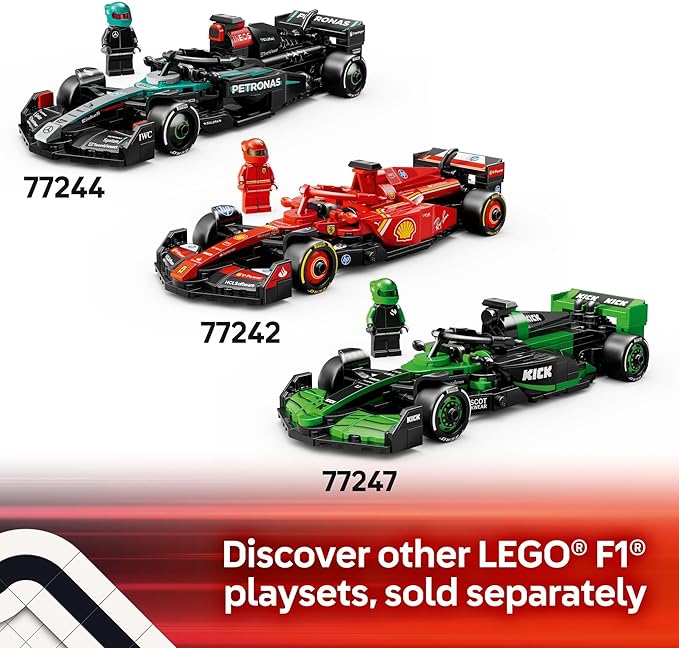 LEGO Speed Champions McLaren F1 Team MCL38 Race Car Toy - Building Set for Kids, Boys & Girls, Ages 10+ - Toy Car for F1 Fans - Gift Idea for Birthday - 77251