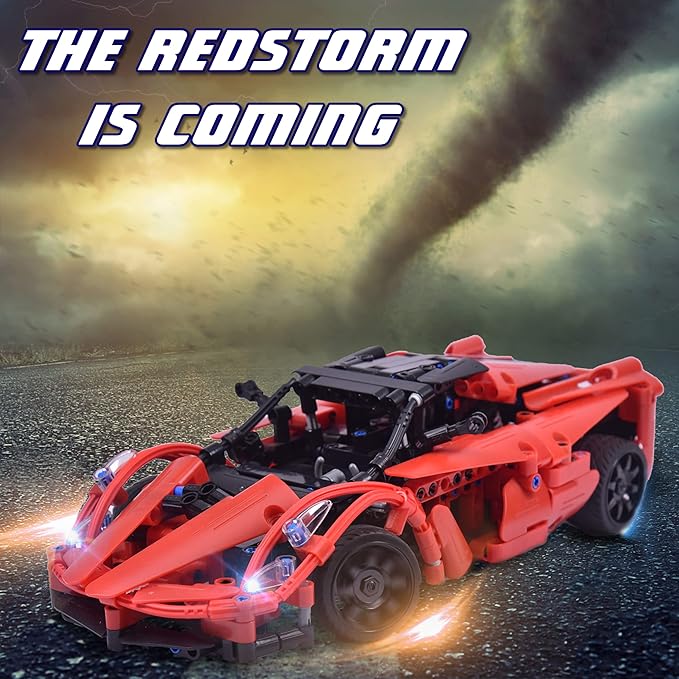 WISEPLAY Stem Projects for Kids Ages 8-12 Year - 380PCS RC Car Kits to Build - STEM Building Toys for Boys Age 8-12 - Model Car Kits to Build for Kids 9-12 - Great Building RC Gift for Your