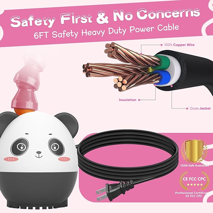 Panda Outdoor Water Table Play Pump -Dual Hose Design -Toddler Outdoor Toys, Safety First Kids Toddler Water Table Pump for Water Play Table Outside Fun & Creativity-with Panda Story Picture Book