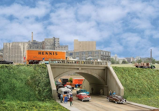 Walthers Cornerstone Series Kit HO Scale Street System- Arched Road Bridge