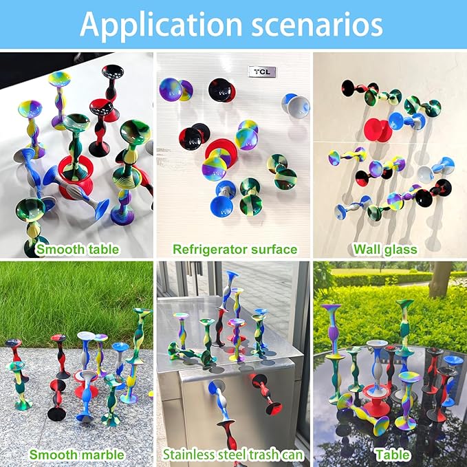 HugOutdoor 4.3 "Large Size 12Pcs 4 Colour Suction Cup Dart Silicone Sucker Soft Darts Kids Sticky Toys Indoor Outdoor Sports Throwing Games