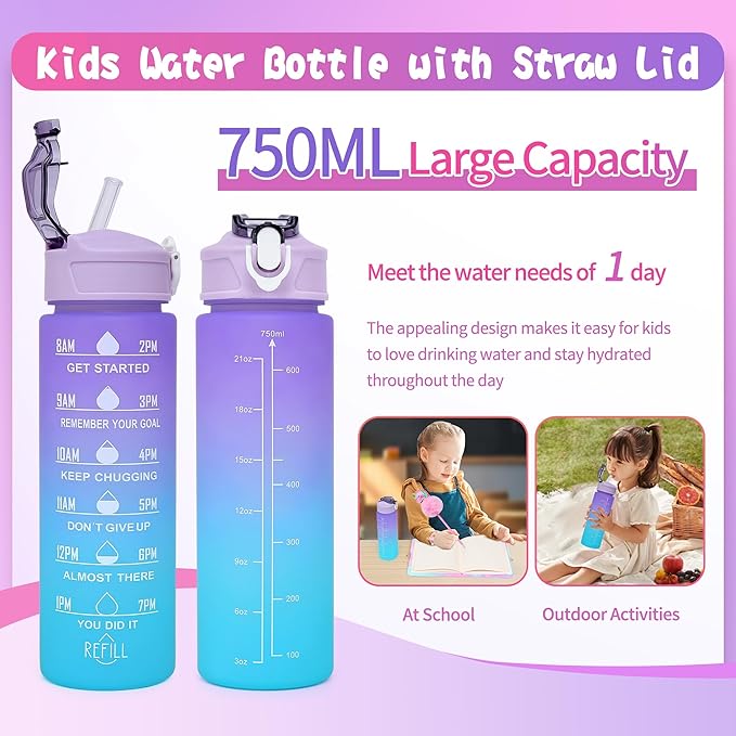 Unicorn Gifts for Girls Age 4 5 6 7 8 9 10, Girls Unicorn Birthday Gifts Set with Light Up Star Pillow Diary Plush DIY Water Bottle Kits Toys