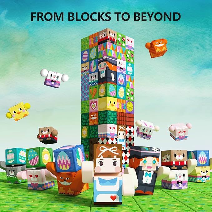 GobiDex 100PCS Magnetic Blocks Building Toys for 3+ Years Old Girls Boys, Game-Based Build MagWonder with Sensory Construction Set, Birthday Gifts for Kids(1inch)