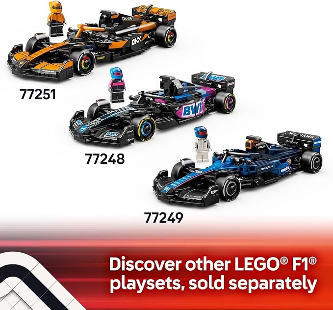 LEGO Speed Champions Mercedes-AMG F1 W15 Race Car Toy - Building Set for Kids, Boys & Girls, Ages 10+ - Toy Car for F1 Fans - Gift Idea for Birthday - 77244