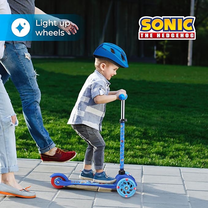 Scooter for Kids Ages 3-5 - Extra Wide Deck & Light Up Wheels, Self Balancing Kids Toys for Boys & Girls, Choose Your Favorite Character